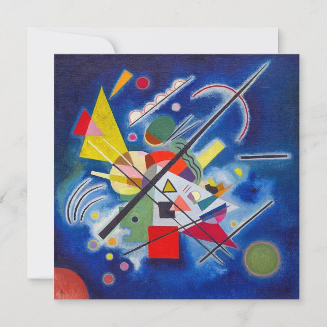 Peinture bleue | Wassily Kandinsky | (Devant)