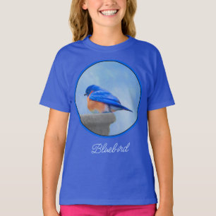 Peinture Bluebird - T-Shirt d'art original pour oi