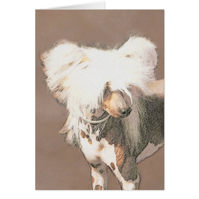 Peinture Chinoise sans cheveux peint art original  (Devant)