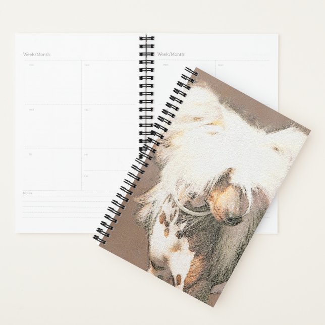 Peinture Chinoise sans cheveux peint art original  (Devant avec enveloppe)