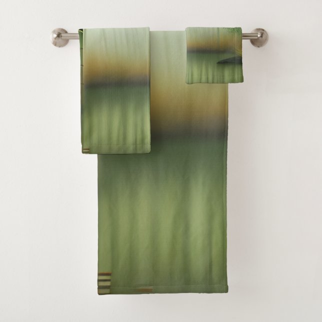 Peinture chinoise traditionnelle de la forêt de ba (En situation)