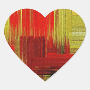 Peinture colorée art - autocollant