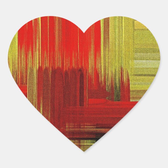 Peinture colorée art - autocollant (Devant)