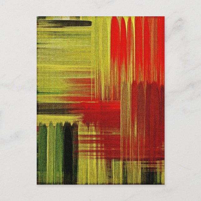 Peinture colorée - cartes postales (Devant)