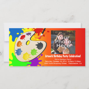 Peinture colorée Palette Art Peinture Anniversaire