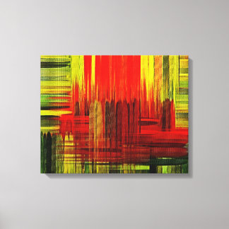 Peinture colorée - Toile enveloppée