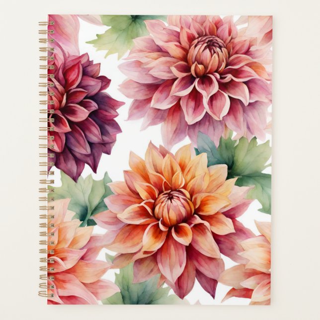 Peinture Dahlia (Devant)