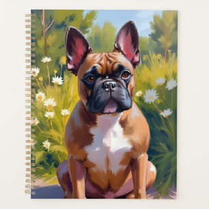 Peinture d'animal de compagnie Bouledogue français
