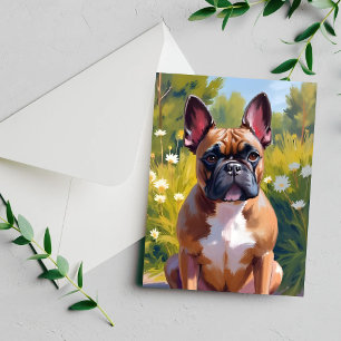 Peinture d'animal de compagnie Bouledogue français