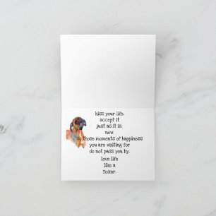 Peinture d'aquarelle Boxe inspiration#2 Carte de N