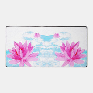 Peinture d'aquarelle rose Lotus
