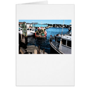 Peinture de bateaux de pêche