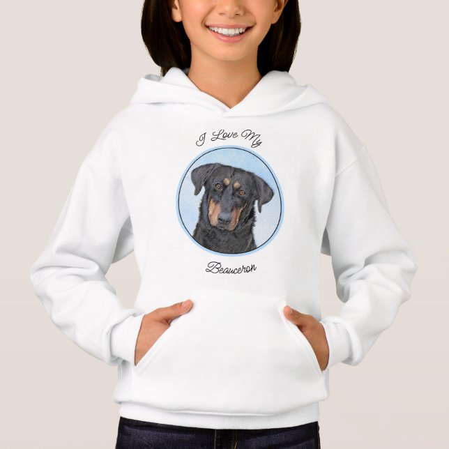Peinture de Beauceron - Cute Original Chien Art (Devant)