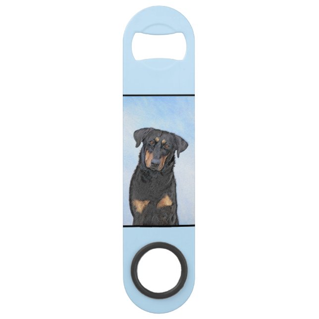 Peinture de Beauceron - Cute Original Chien Art (Dos)