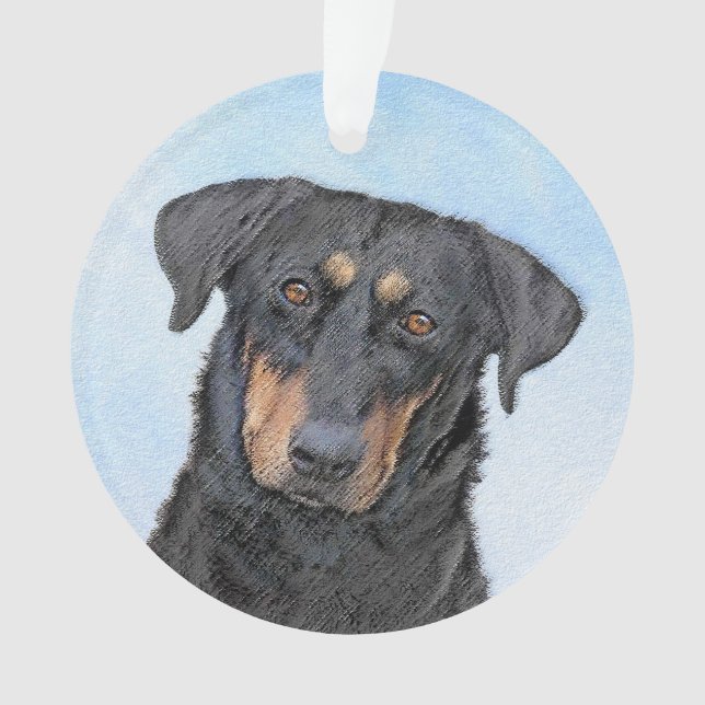 Peinture de Beauceron - Cute Original Chien Art (devant)