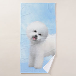Peinture de Bichon Frise - Cute Original Dog Art