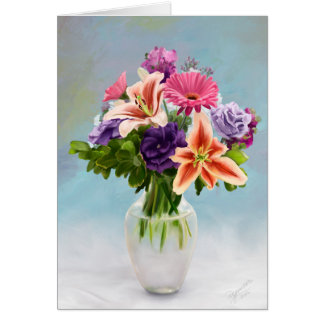 Peinture de bouquet floral