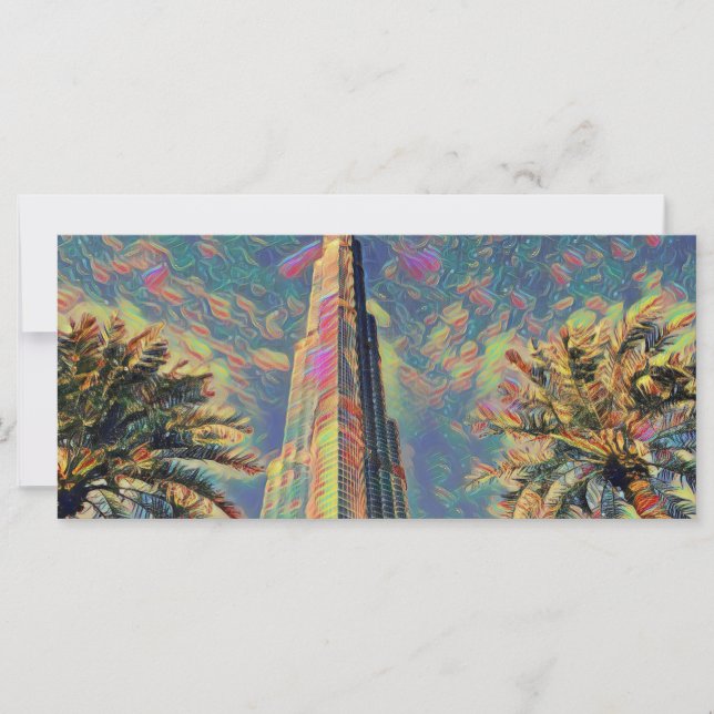 Peinture de Burj Khalifa (Devant)
