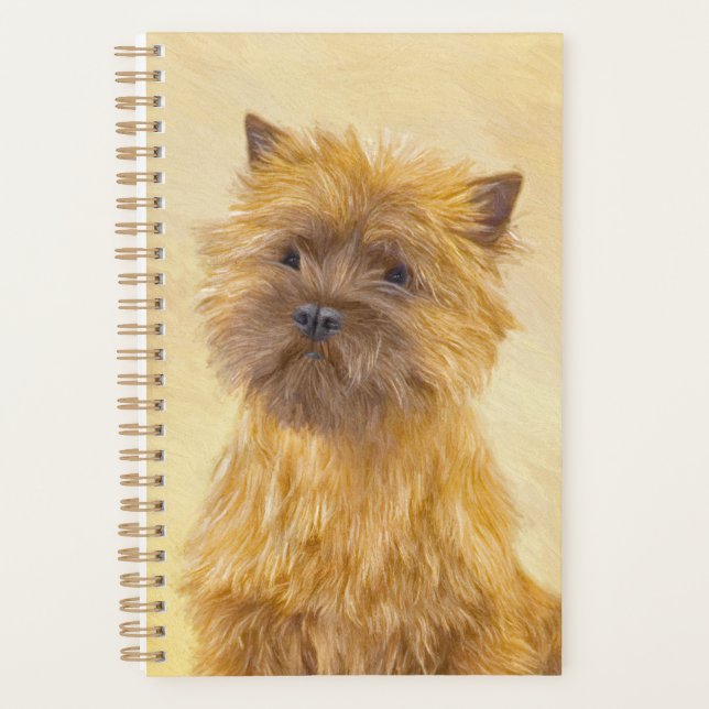 Peinture de Cairn Terrier - Cute Original Chien Ar (Devant)