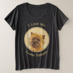 Peinture de Cairn Terrier - Cute Original Chien Ar