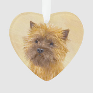 Peinture de Cairn Terrier - Cute Original Chien Ar