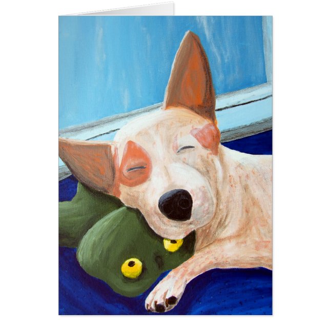 Peinture de caresse rouge de grenouille de Heeler (Devant)