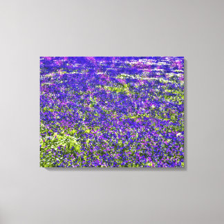 Peinture de champ de fleurs sauvages #2 - Toile en