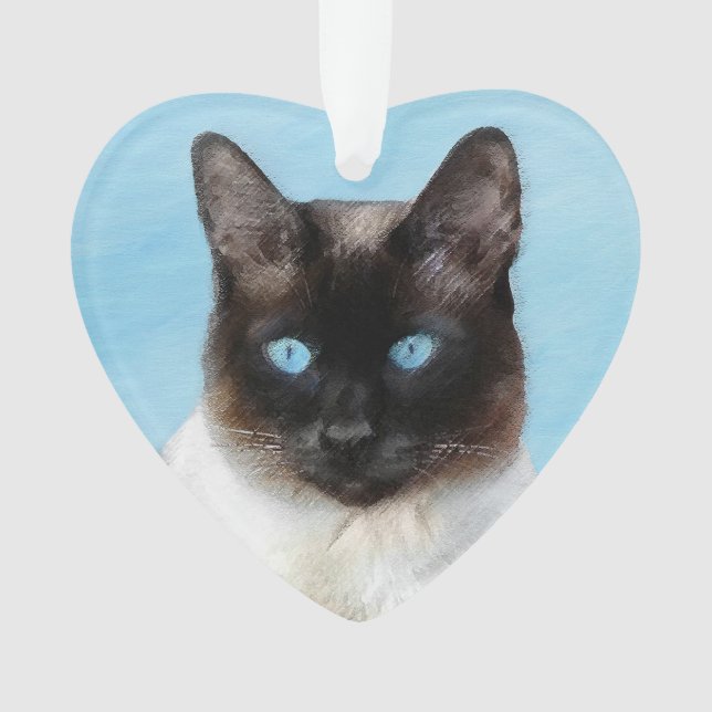 Peinture de chats de Siamese - Cute Original Cat A (devant)