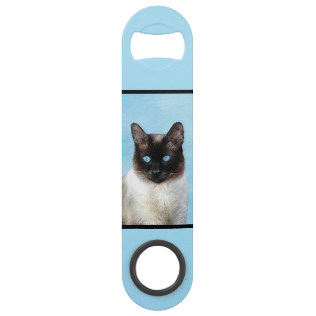 Peinture de chats de Siamese - Cute Original Cat A (Devant)