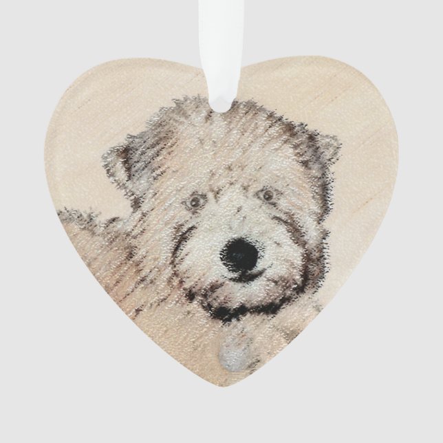 Peinture de Chien à roux à peluche molle (devant)