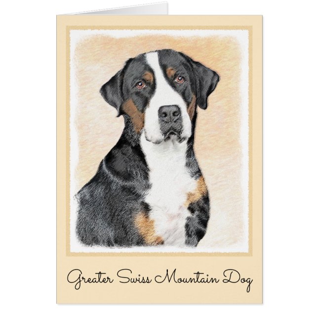 Peinture de Chien de Montagne - Art original (Devant)