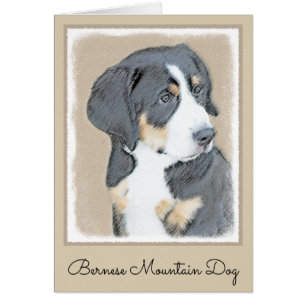 Peinture de Chien de Montagne bernois - Art origin