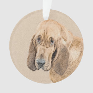 Peinture de Chien de Saint-Hubert - Jolie Illustra