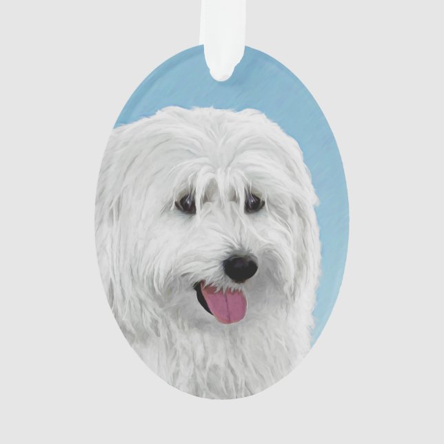 Peinture de chien des lowland polonais - Art du ch (dos)