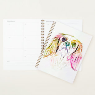 Peinture de chien espagnol du roi Charles Cavalier