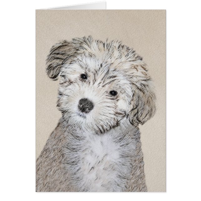 Peinture de Chien Havanais - Cute Original Chien A (Devant)