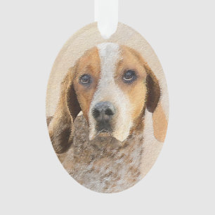 Peinture de Coonhound anglo-américain - Art canin