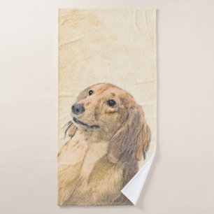 Peinture de Dachshund (Longhaïs) - Art original d