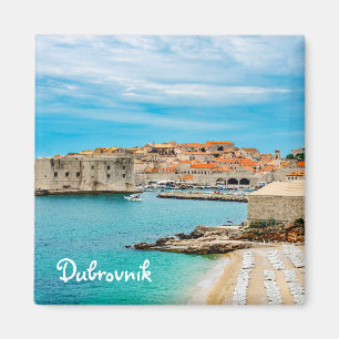 Peinture de Dubrovnik beach Magnet