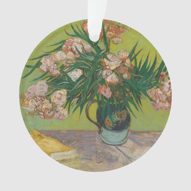 Peinture de fleurs d'oléandre de Vincent Van Gogh (devant)