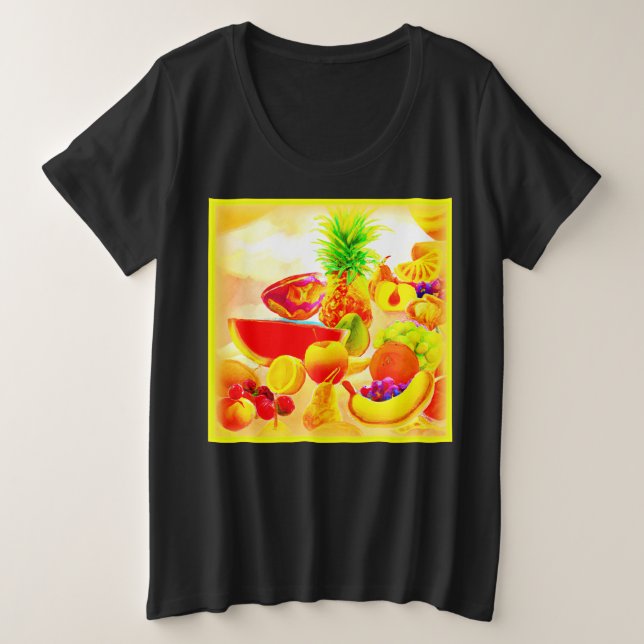 Peinture de fruits exotiques tropicaux. Commandez  (Design devant)