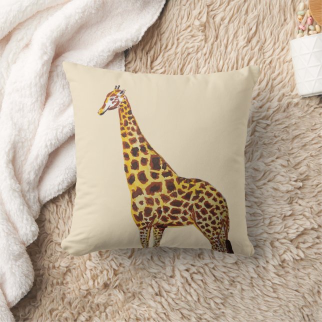 Peinture de girafe Oreiller (Couverture)