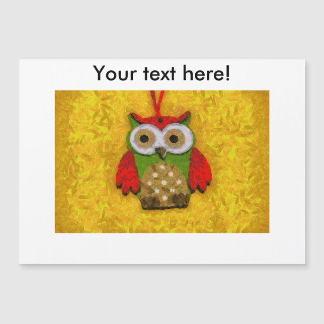 Peinture de hibou (Devant)