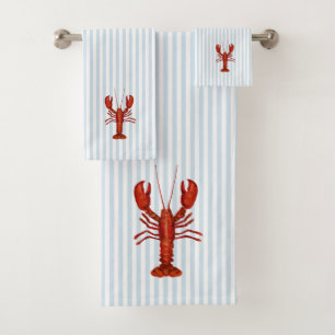 Peinture de homard Bleu Nautique Bleu Bande Côtièr