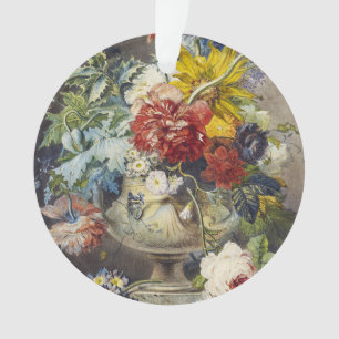 Peinture de jardin botanique floral élégant vintag