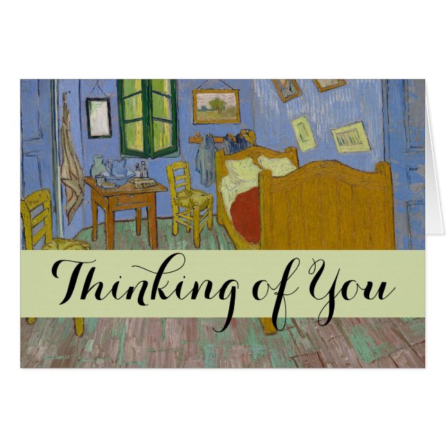 Peinture de la chambre de Vincent Van Gogh (Devant horizontal)