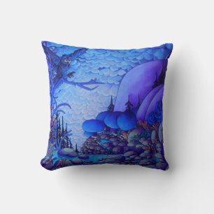 Peinture de la Chouette de nuit "16 X "16 Oreiller