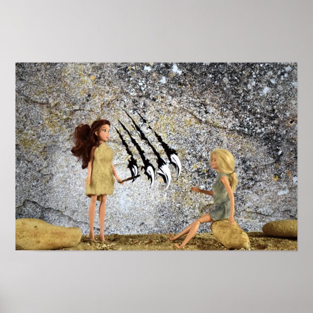 Peinture de la grotte. affiche (Devant)