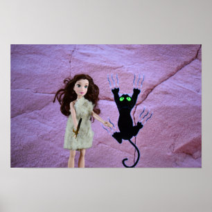 Peinture de la grotte. affiche