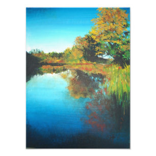 Peinture de la rivière Michigan Impression photo